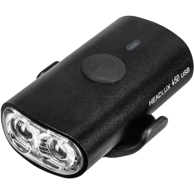 Luce anteriore Topeak a led bianco HeadLux 450 USB 2 led