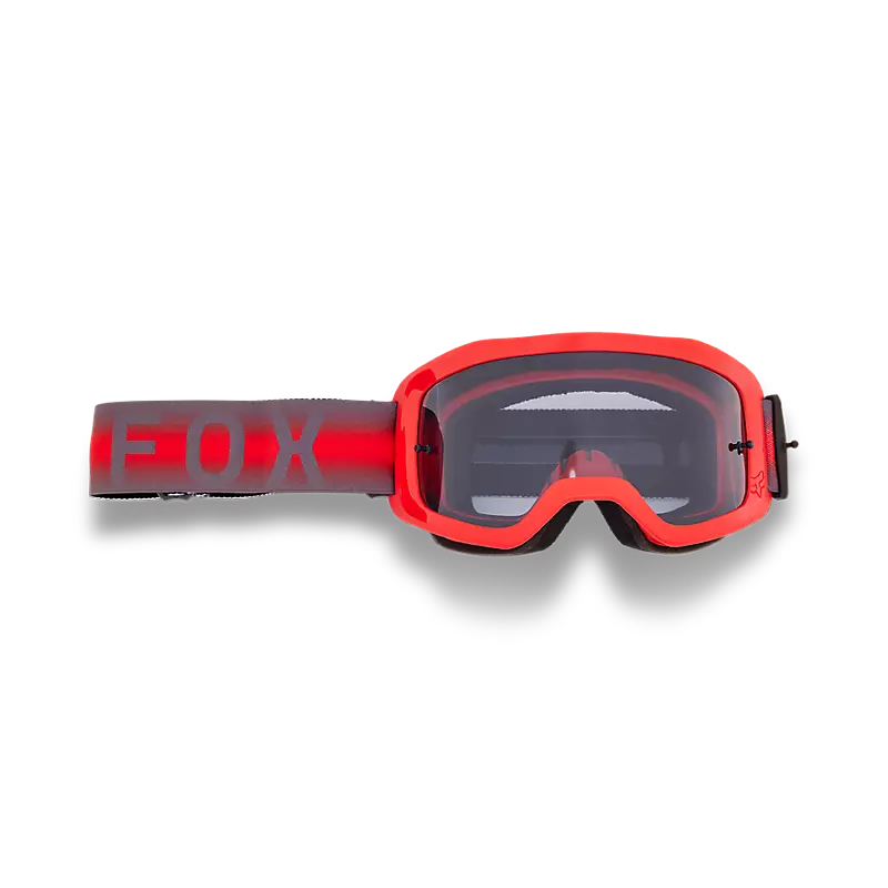 FOX MAIN INTERFERE GOGGLES - SMOKE (FLO RED)