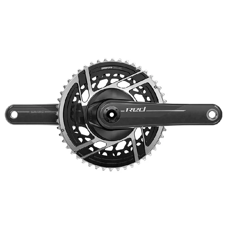 SRAM RED Crankset - 170mm 2x 12-Speed 48/35t 8-Bolt Direct Mount DUB Spindle Interface Natural Carbon E1