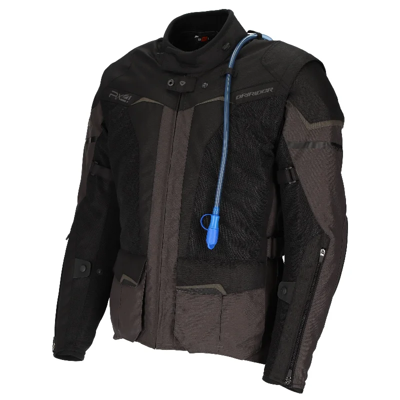 DRIRIDER RX4 ADVENTURE  JACKET - BLACK/GREY/STONE