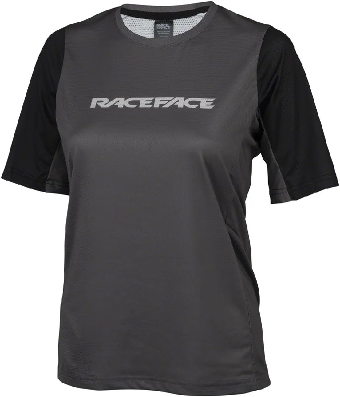 RaceFace Indy Jersey - Short Sleeve Womens Charcoal Small