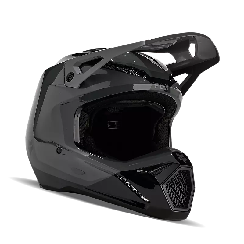 FOX 2024 YOUTH V1 NITRO HELMET - DARK SHADOW