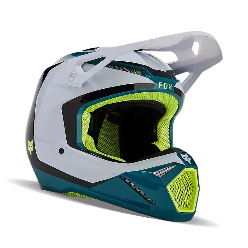 FOX 2024 YOUTH V1 NITRO HELMET - MAUI BLUE