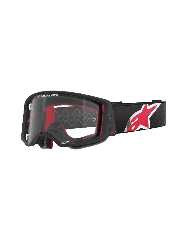 ALPINESTARS SUPERTECH CORP GOGGLES - BLACK RED CLEAR