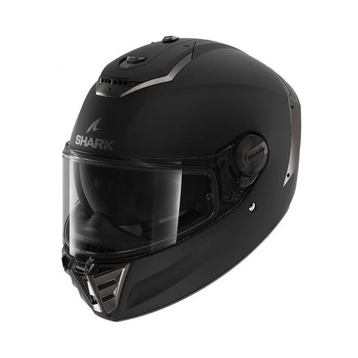 SHARK SPARTAN RS BLANK MAT HELMET - BLACK