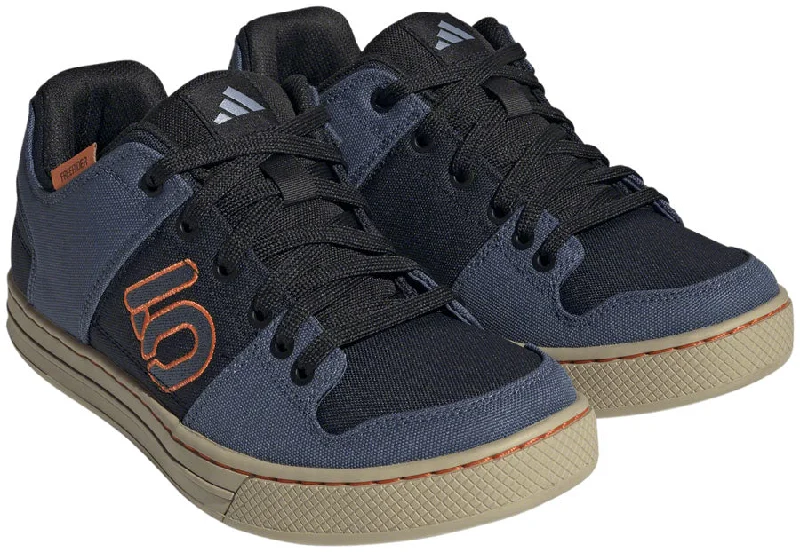 Five Ten Freerider Canvas Flat Shoes - Mens Core Legend Ink/Wonder Steel/Impact Orange 13