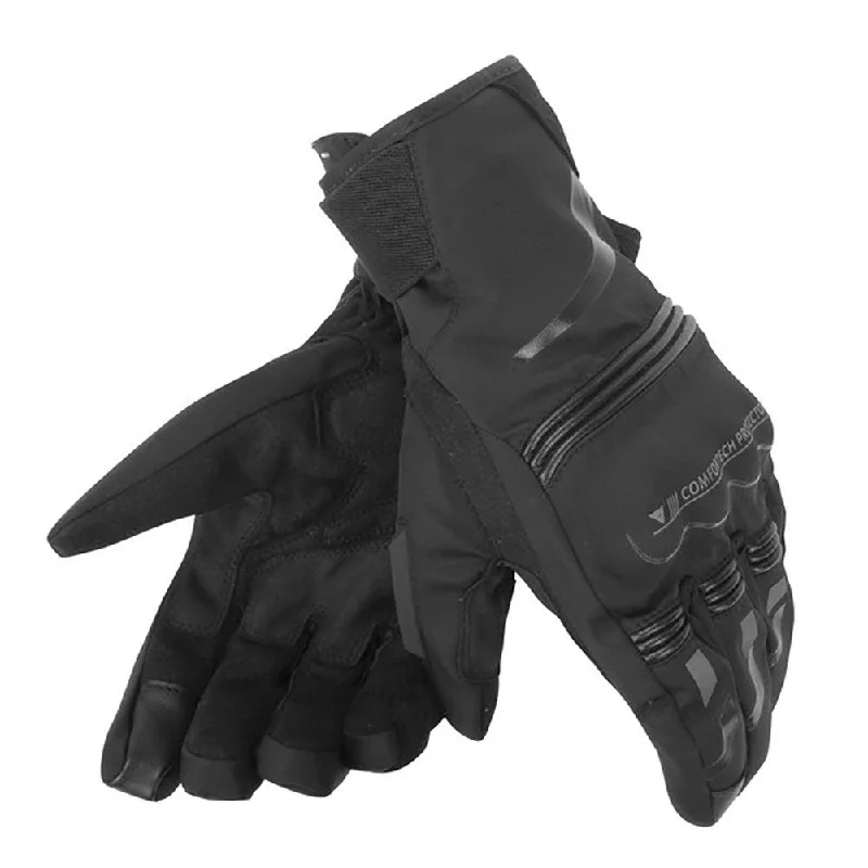 DAINESE TEMPEST UNISEX D-DRY® SHORT GLOVES - BLACK