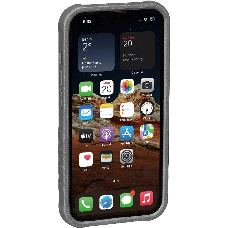 Custodia Topeak RideCase per iPhone 13 nera/grigia