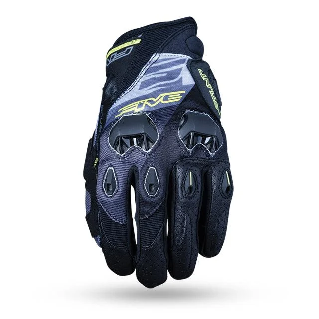 FIVE STUNT EVO GLOVES - SPREAD FLUO YELLOW