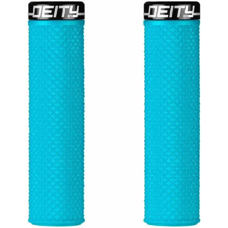 Supracush Bike Handlebar Grips - Turquoise, Lock-On