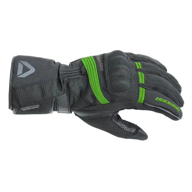 DRIRIDER ADVENTURE 2 GLOVES - BLACK/GREEN