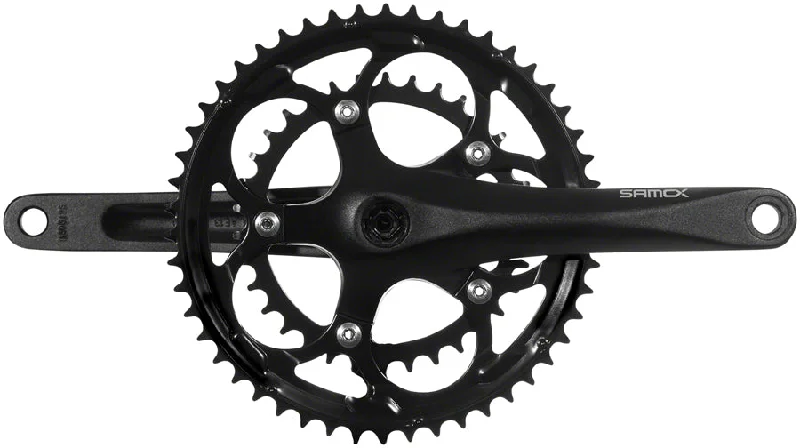 Samox R3s Crankset - 170mm 9-10-Speed 50/34t 110 bcd JIS Square Taper Black