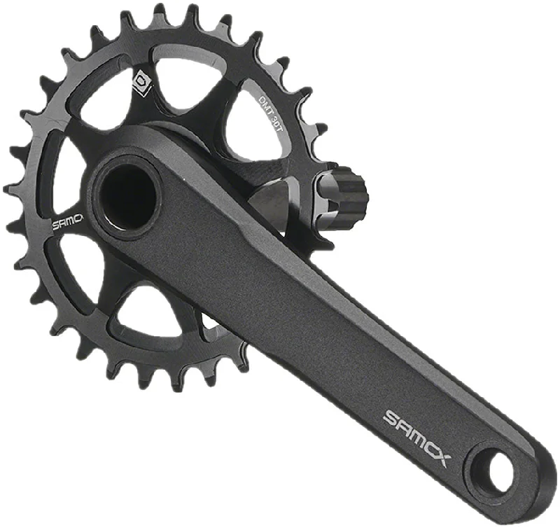 Samox TAM38 Fat Bike Crankset - 170mm 11-Speed 30t Direct Mount Samox 24mm CrMo Crank Spindle For 120mm BB Shell BLK