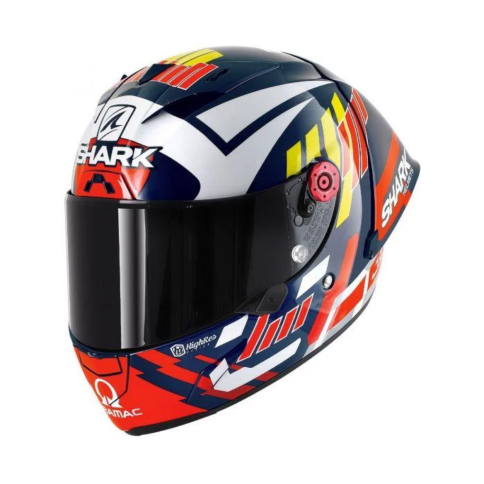 SHARK RACE-R PRO GP ZARCO SIGNATURE HELMET - WHITE/RED/BLUE