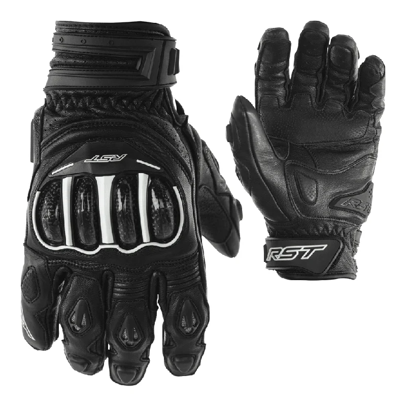 RST TRACTECH EVO CE SHORT GLOVES - BLACK