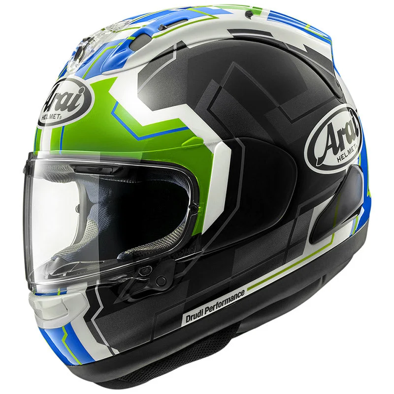 ARAI RX-7V EVO HELMET - JR65 GREEN