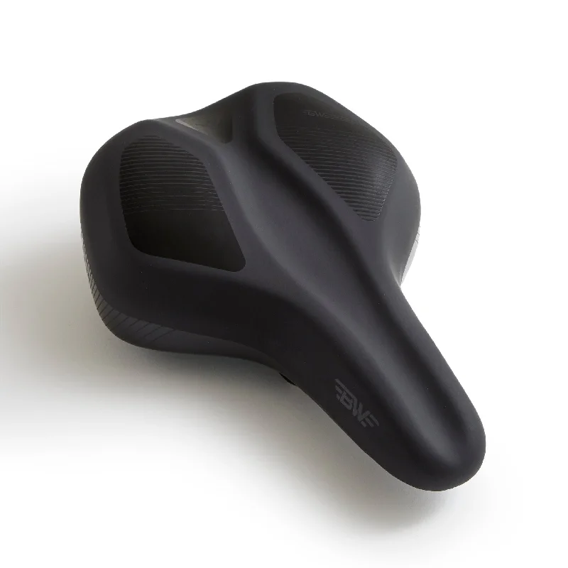 Sport Bike Seat – Soft and Plush Memory Foam Saddle - Wide Width