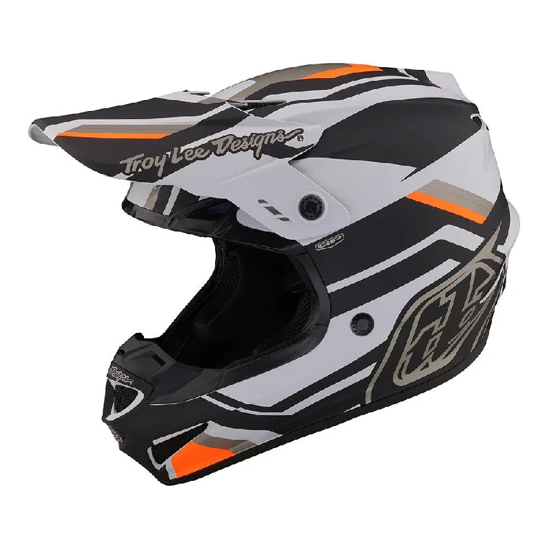 TROY LEE DESIGNS GP HELMET - APEX GREY/ORANGE