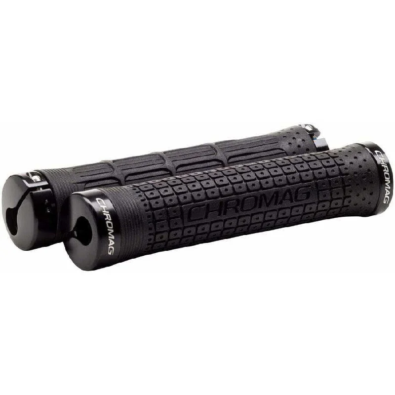 Clutch Bike Handlebar Grips - Black, Lock-On