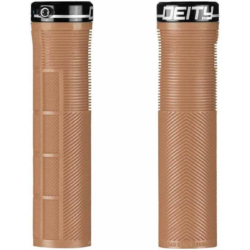 Knuckleduster Bike Handlebar Grips - Gum, Lock-On