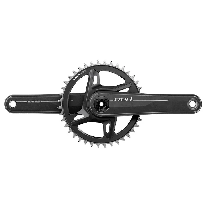 SRAM RED 1x XPLR Wide Crankset - 175mm 13-Speed 40t 8-Bolt Direct Mount DUB Spindle Natural Carbon E1