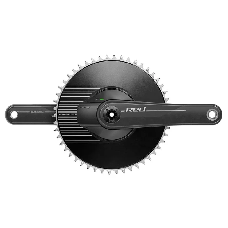 SRAM RED 1 AXS Power Meter Crankset -  170mm 12-Speed 50t Aero Chainring 8-Bolt Direct Mount DUB Spindle Interface Natural Carbon E1