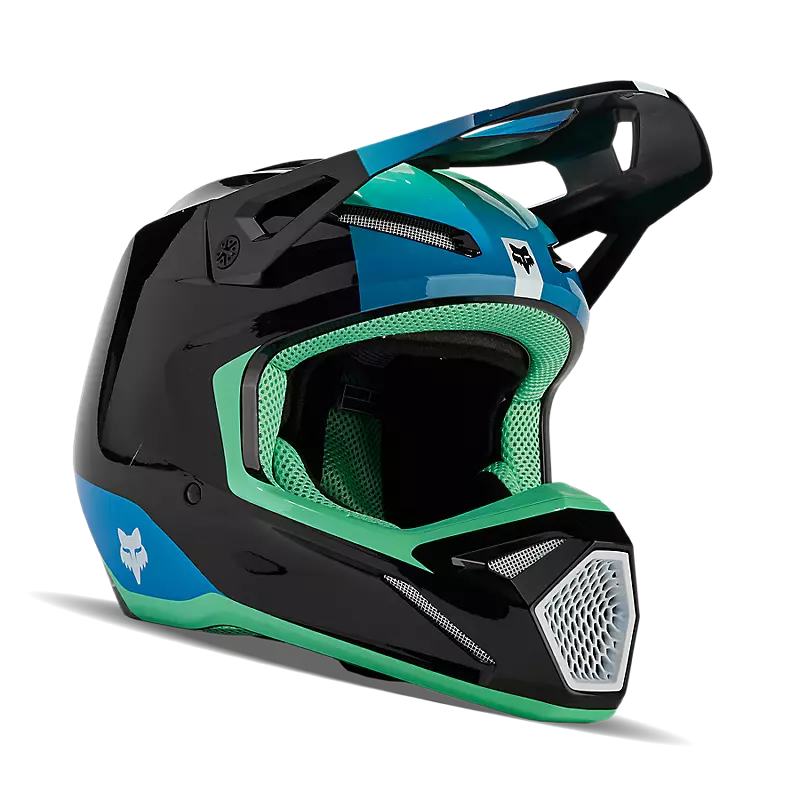 FOX 2024 YOUTH V1 BALLAST HELMET - BLACK/BLUE