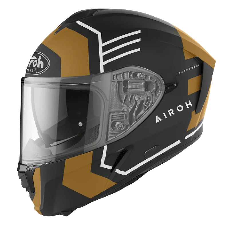 AIROH SPARK HELMET - 'THRILL' GOLD MATT