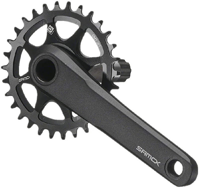 Samox TAM38 Fat Bike Crankset - 170mm 11-Speed 30t Direct Mount Samox 24mm CrMo Crank Spindle For 100mm BB Shell BLK