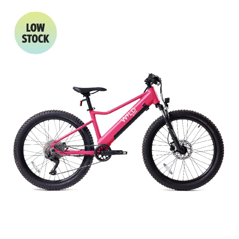 NEW! Bluejay WILD - Hot Pink Kids Electric Bike