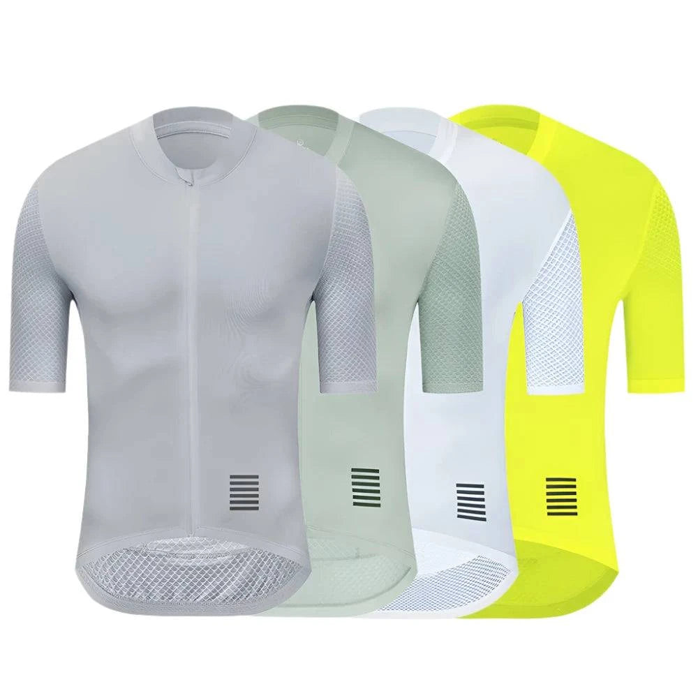 Men's Cycling Jersey Short Sleeve Summer Bicycle Jersey Road Bike Shirt Cycling Clothing Breathable Pro Team