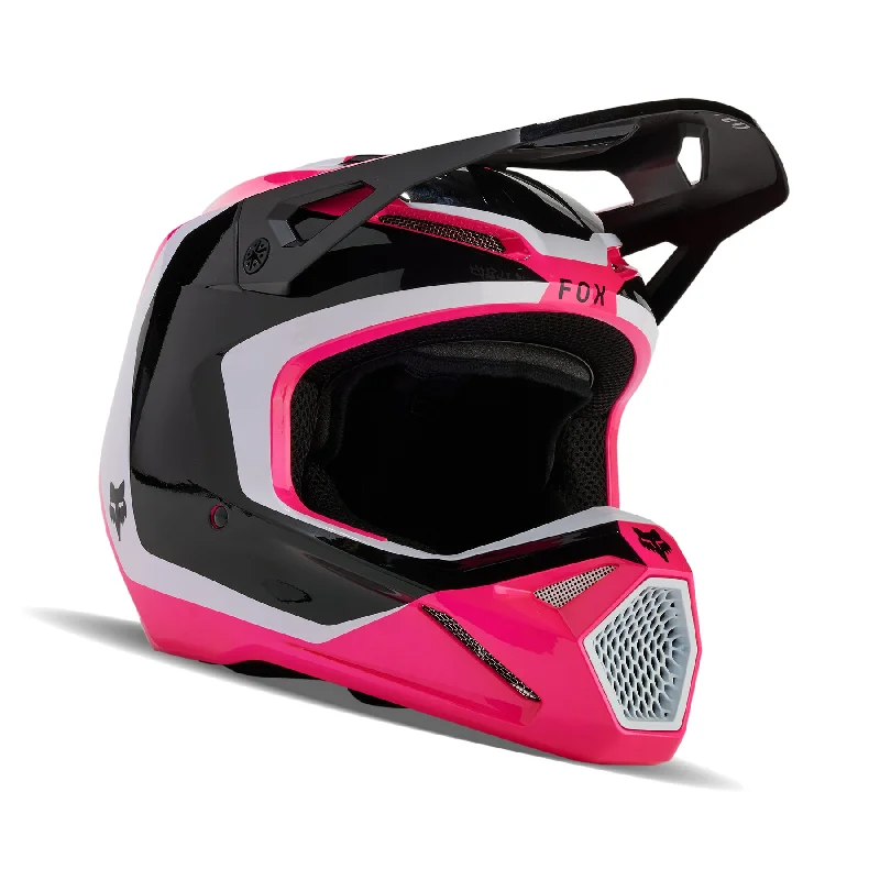 FOX 2024 V1 NITRO HELMET - BLACK/PINK