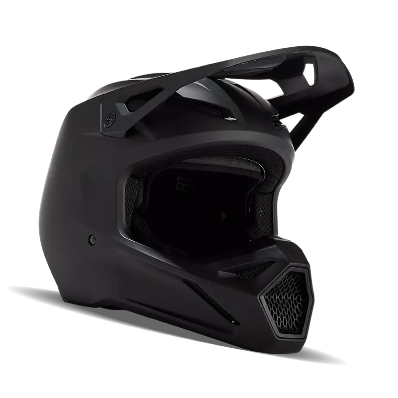 FOX 2025 YOUTH V1 MATTE BLACK HELMET - MATTE BLACK