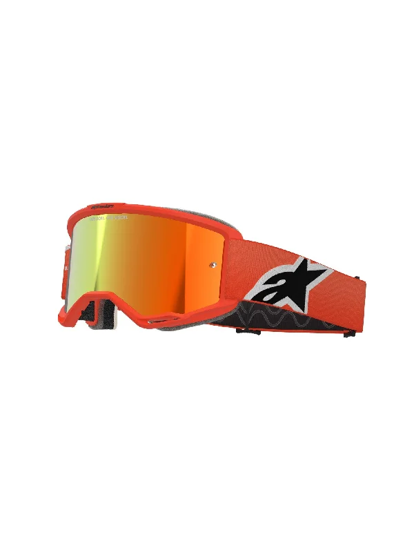 ALPINESTARS VISION 5 CORP GOGGLES - ORANGE MIRROR RED