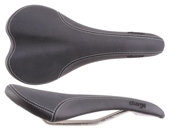 Charge Bikes Spoon Saddle Titanium - Black