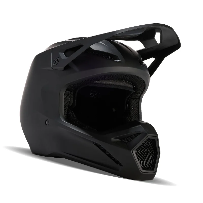 FOX 2025 V1 SOLID HELEMT - MATTE BLACK