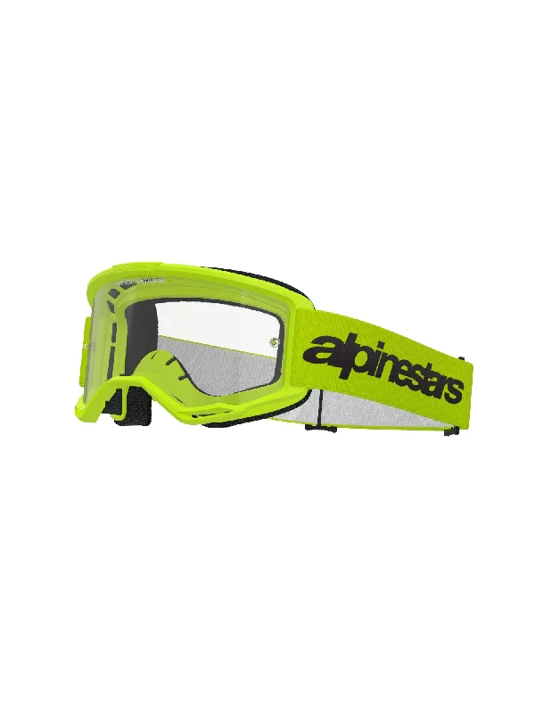 ALPINESTARS VISION 3 WOODMARK GOGGLES - YELLOW FLUO CLEAR