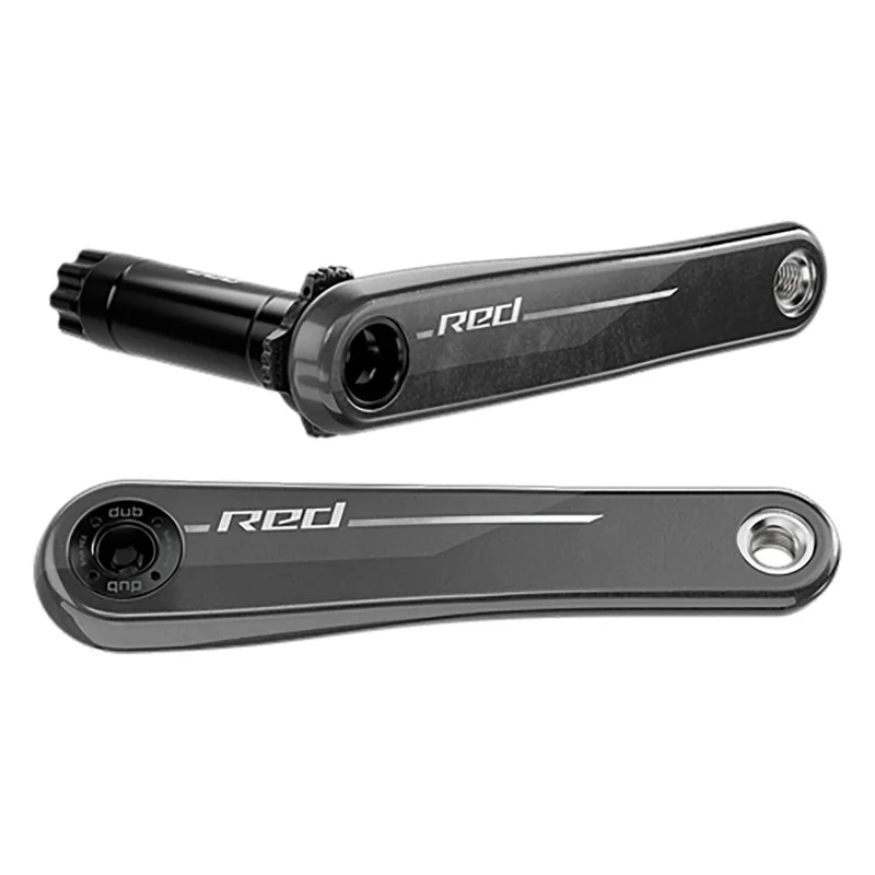 SRAM RED 1x XPLR Wide Crank Arm Assembly - 165mm 13-Speed 8-Bolt Direct Mount DUB Spindle Natural Carbon E1