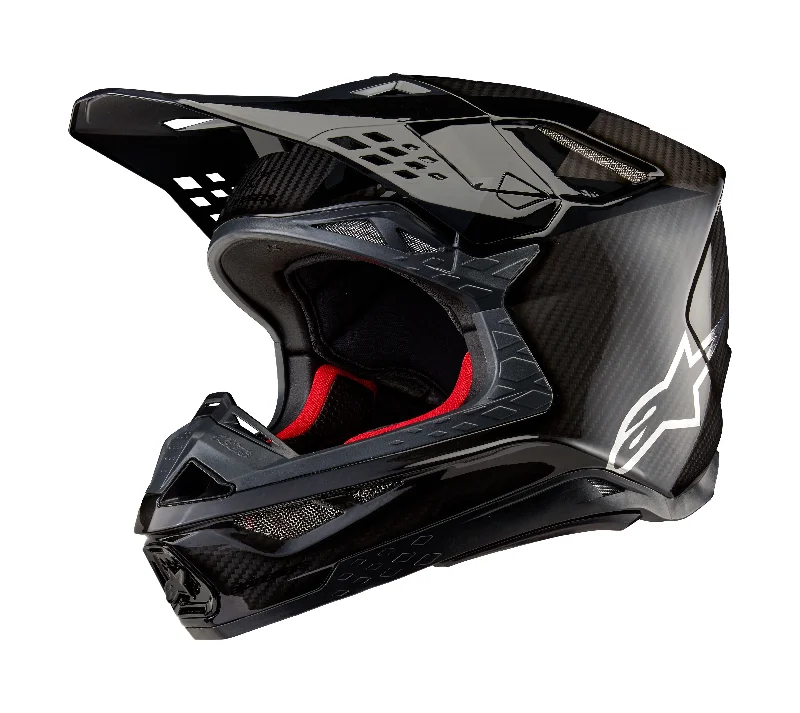 ALPINESTARS 2025 SUPERTECH M10 FAME HELMET - BLACK CARBON MATT & GLOSSY