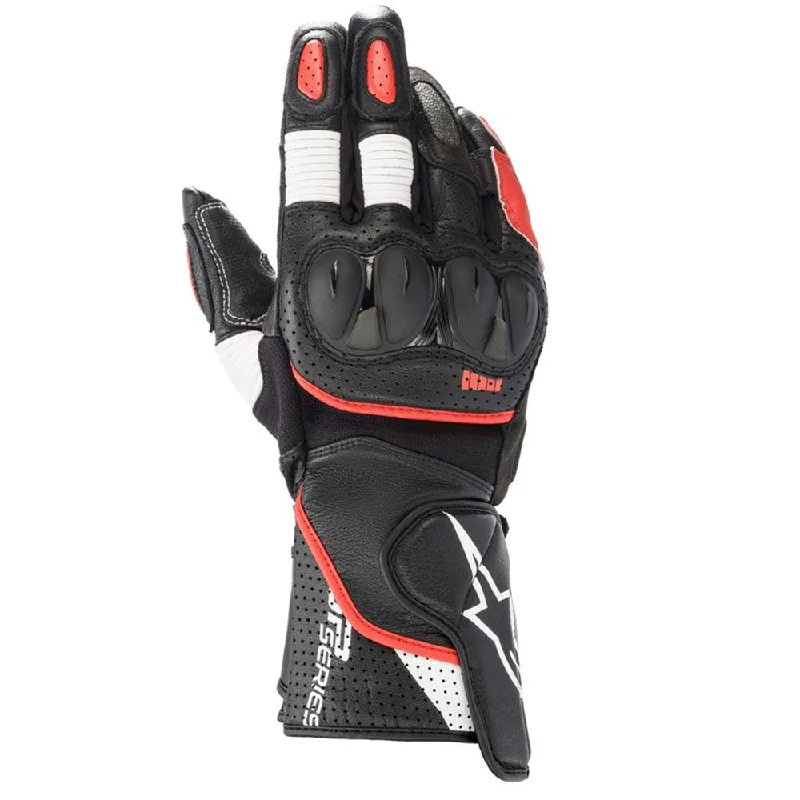 ALPINESTARS SP2 V3 GLOVES - BLACK/WHITE/RED