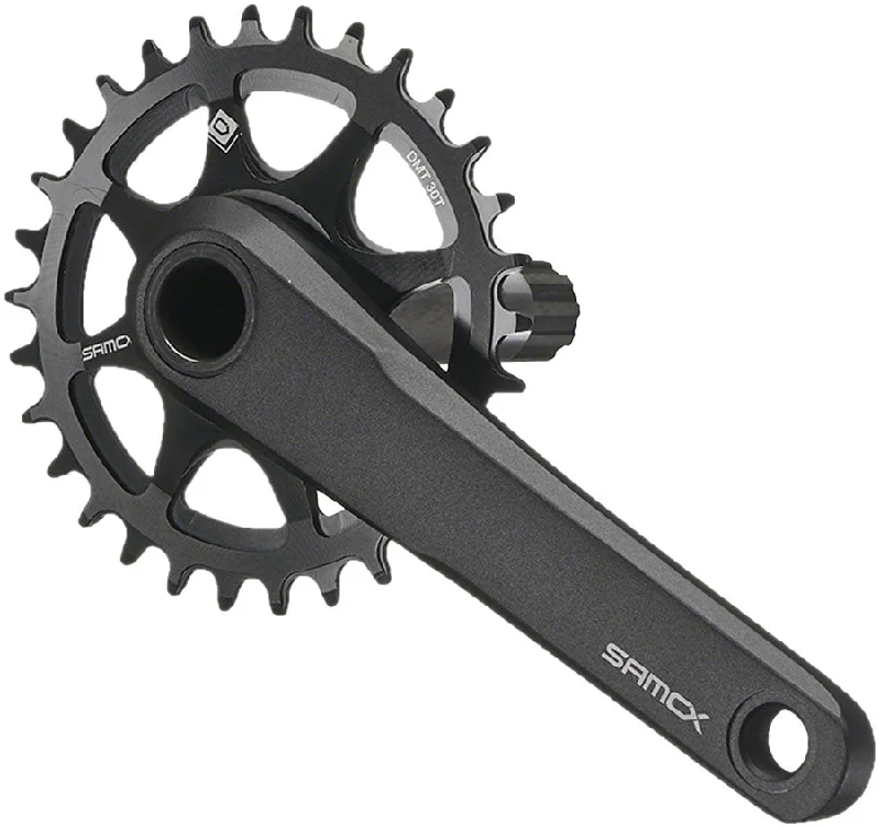 Samox TAM38 Fat Bike Crankset - 175mm 11-Speed 30t Direct Mount Samox 24mm CrMo Crank Spindle For 120mm BB Shell BLK