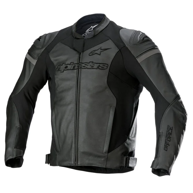 ALPINESTARS GP FORCE LEATHER AJCKET - BLACK/BLACK