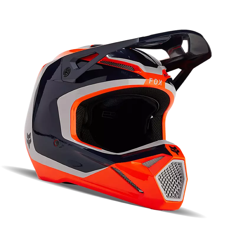 FOX 2024 YOUTH V1 NITRO HELMET - FLO ORANGE