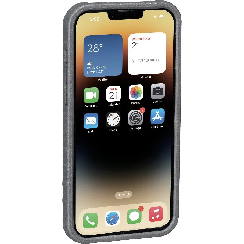 Custodia Topeak RideCase per iPhone 14 Plus nera/grigia