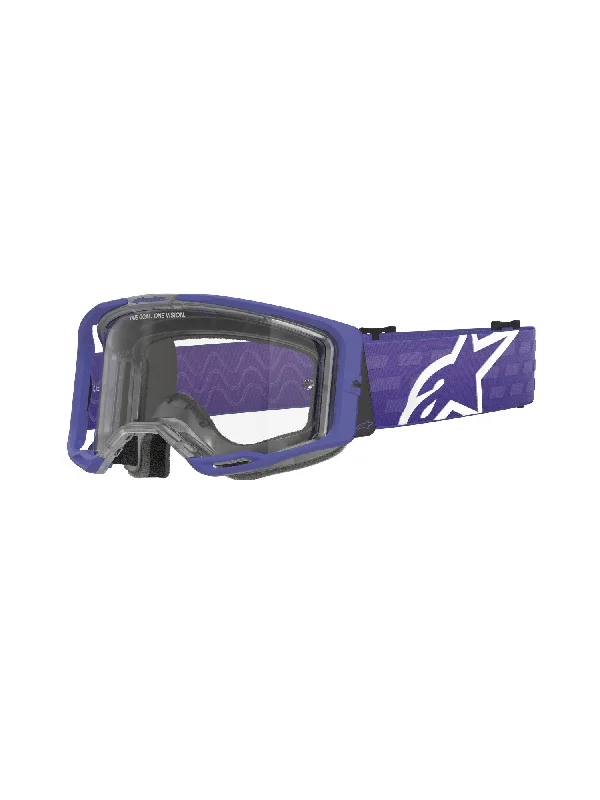 ALPINESTARS VISION 8 CORP GOGGLES - PURPLE CLEAR