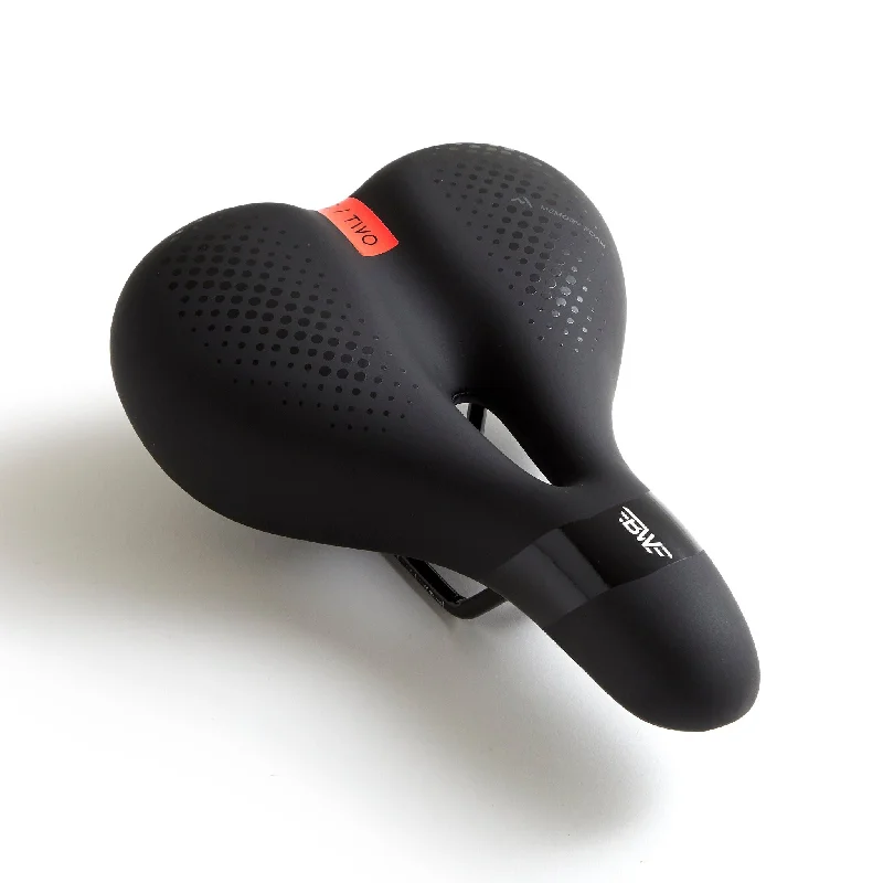 Comfort Bike Seat – Soft and Plush Memory Foam Bicycle Saddle - Mid Width