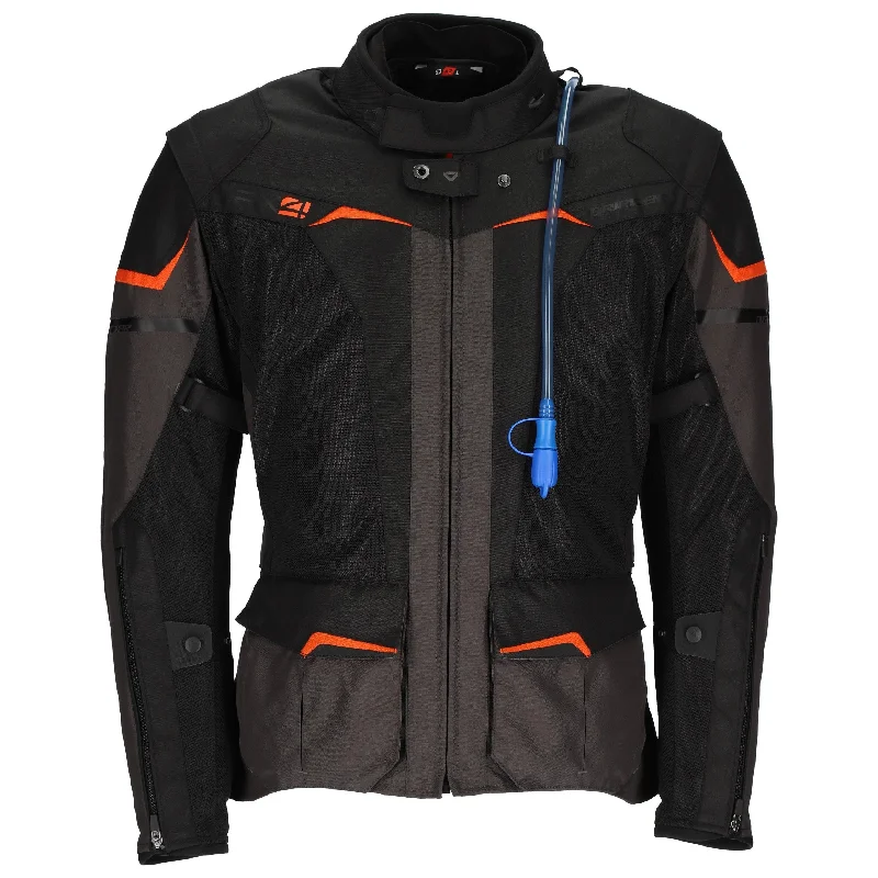 DRIRIDER RX4 ADVENTURE JACKET - BLACK/GREY/ORANGE