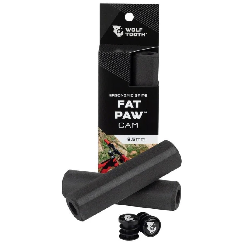 Fat Paw Cam Bike Handlebar Grips - Black