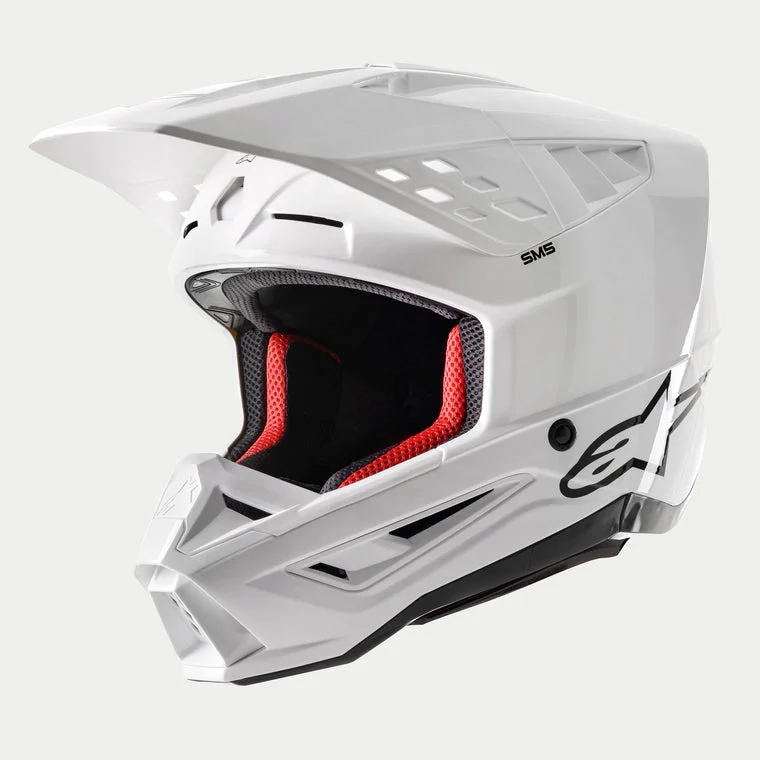 ALPINESTARS 2025 SUPERTECH M5 SOLID HELMET - WHITE GLOSSY