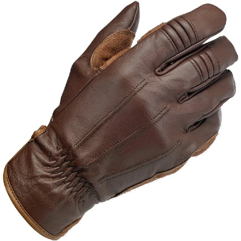 BILTWELL WORK GLOVES - CHOCOLATE